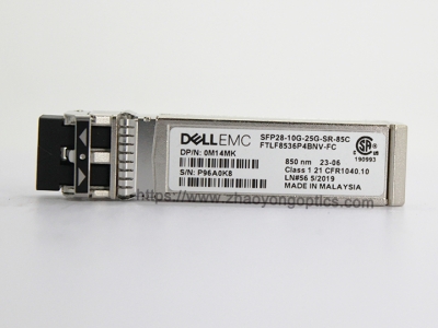 Dell 0M14MK FTLF8536P4BNV-FC  SFP28-10G-