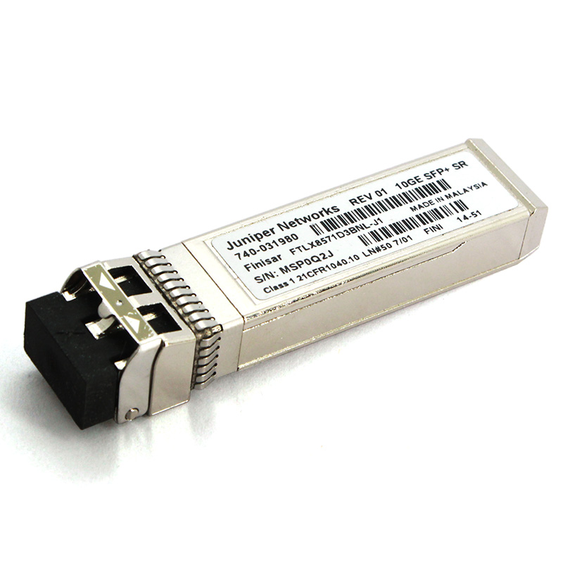 Juniper 10GB SR SFP+ Optic Module – Finisar FTLX8570D3BCL-J1 (Open Box)