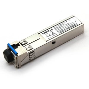 Nokia Alcatel-Lucent 3FE65571AA EX SFP 1000BASE-BX40-U Bidi 1310nm 40km SMF I-Temp Transceiver