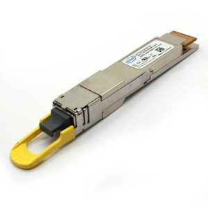 Intel SPTSHP2PMCDF Silicon Photonics 400G DR4 QSFP-DD Optical Transceiver, 500m Reach